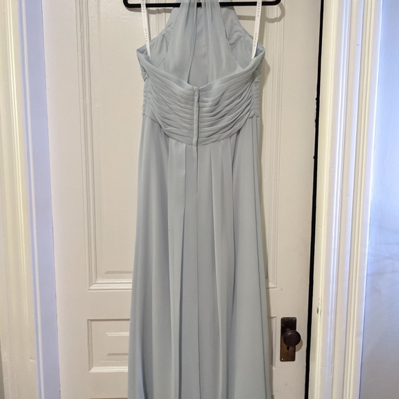 Azazie Ginger Gown in Mist - Picture 6 of 10